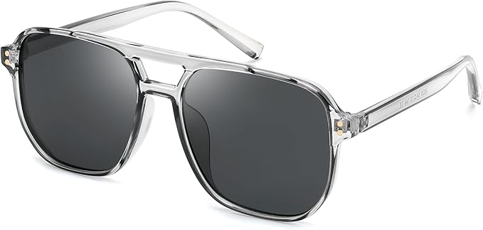 Lentes Aviador Gris Cristal